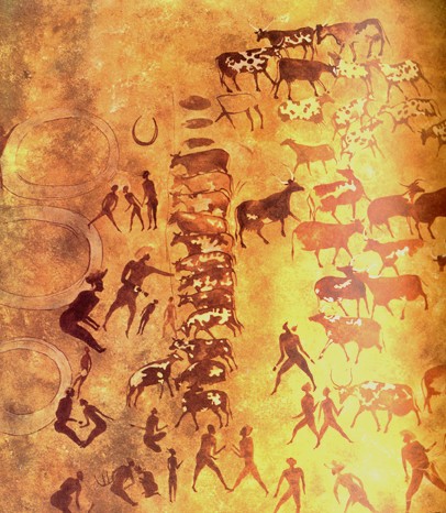 Fresque saharienne du néolithique