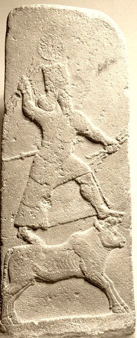 Stèle mésopotamienne du dieu Adad