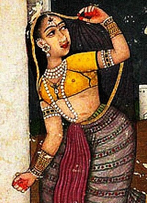 Illustration d'une jeune indienne