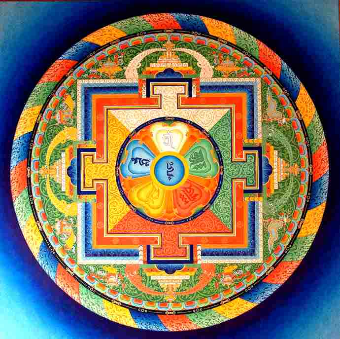 mandala du temple du Bost