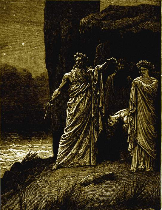 Les druides, représentation fantaisiste de Neuville au XIXe siècle