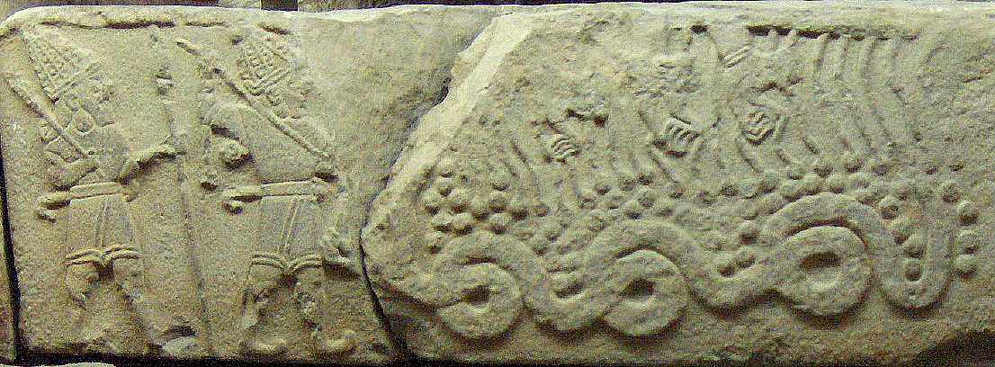 Fresque de pierre Hittite