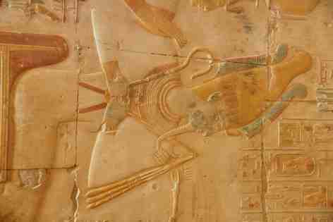 Fresque représentant Osiris
